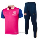 Conjunto Polo Barcelona 2024-2025 Red