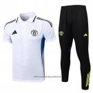 Conjunto Polo Manchester United 2025-2026 White
