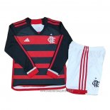 Flamengo Home Shirt Kid Long Sleeve 2024