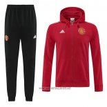 Hooded Tracksuit Manchester United 2022-2023 Red