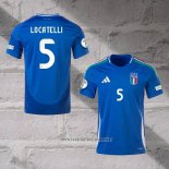 Italy Player Locatelli Home Shirt 2024-2025