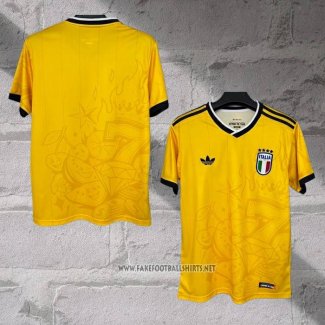 Italy Special Shirt 2025 Yellow Thailand