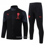 Jacket Tracksuit AC Milan Kid 2025-2026 Black