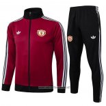 Jacket Tracksuit Manchester United Kid 2024-2025 Dark Red
