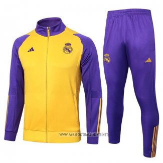 Jacket Tracksuit Real Madrid 2023-2024 Yellow