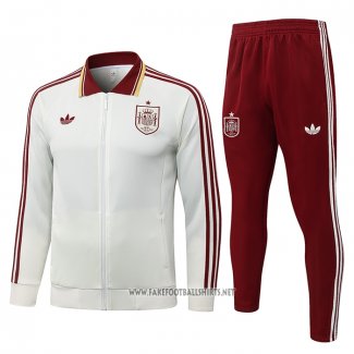 Jacket Tracksuit Spain 2026-2027 Cream