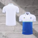 Juventus Shirt Polo 2022-2023 White and Blue