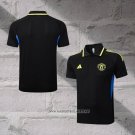 Manchester United Shirt Polo 2025-2026 Yellow Black