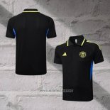 Manchester United Shirt Polo 2025-2026 Yellow Black