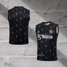 Manchester United Training Shirt Without Sleeves 2023-2024 Black