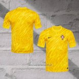 Portugal Goalkeeper Shirt 2024 Yellow