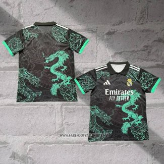 Real Madrid Dragon Shirt 202025-2026 Black Thailand
