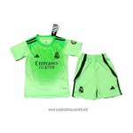 Real Madrid Goalkeeper Shirt Kid 2025-2026 Green