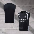 Real Madrid Training Shirt Without Sleeves 2025-2026 Black