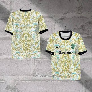 Sporting Special Shirt 2025-2026 Yellow Thailand Blue