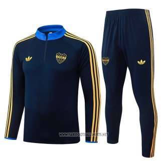 Sweatshirt Tracksuit Boca Juniors Kid 2026-2027 Blue