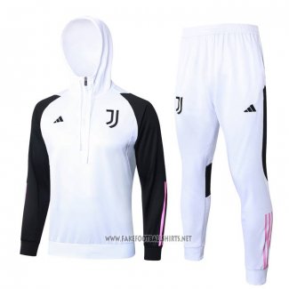 Sweatshirt Tracksuit Juventus 2023-2024 White and Black