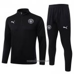Sweatshirt Tracksuit Manchester City 2025-2026 Black