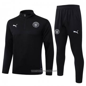 Sweatshirt Tracksuit Manchester City 2025-2026 Black