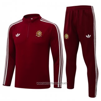 Sweatshirt Tracksuit Spain Kid 2026-2027 Red
