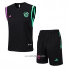 Tracksuit Bayern Munich Without Sleeves 2023-2024 Black