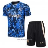 Tracksuit Chelsea Short Sleeve 2023-2024 Blue - Shorts