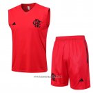 Tracksuit Flamengo Without Sleeves 2023-2024 Red
