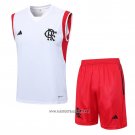 Tracksuit Flamengo Without Sleeves 2023-2024 White