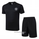 Tracksuit Manchester City Short Sleeve 2025-2026 Black - Shorts