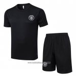 Tracksuit Manchester City Short Sleeve 2025-2026 Black - Shorts