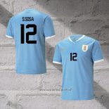 Uruguay Player S.Sosa Home Shirt 2022