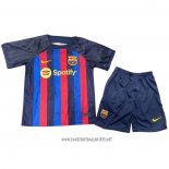 Barcelona Home Shirt Kid 2022-2023