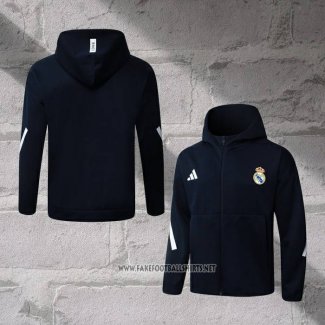 Chaqueta con Capucha del Real Madrid 2025-2026 Black