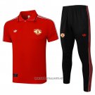 Conjunto Polo Manchester United 2025-2026 Red