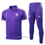 Conjunto Polo Real Madrid 2025-2026 Purpura