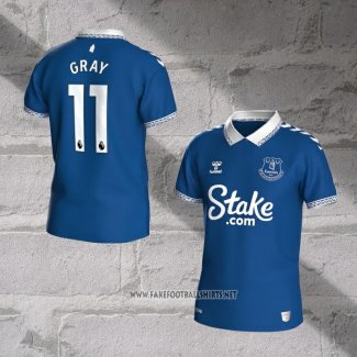 Everton Player Gray Home Shirt 2023-2024