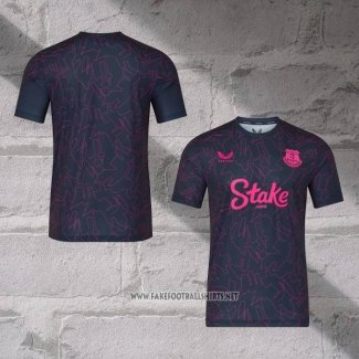 Everton Shirt Pre-Match 2025-2026 Blue Rosa