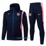 Hooded Tracksuit Barcelona 2025-2026 Black Rosa
