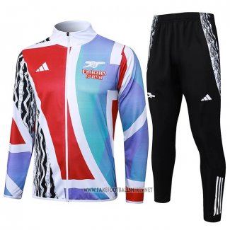 Jacket Tracksuit Arsenal Kid 2024-2025 Red and White