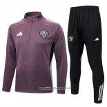 Jacket Tracksuit Manchester United 2025-2026 Brown