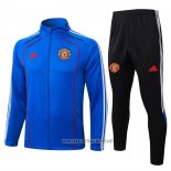 Jacket Tracksuit Manchester United Kid 2025-2026 Blue
