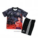 Japan Anime Shirt Kid 2025-2026 Black