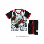 Japan Anime Shirt Kid 2025-2026 Grey