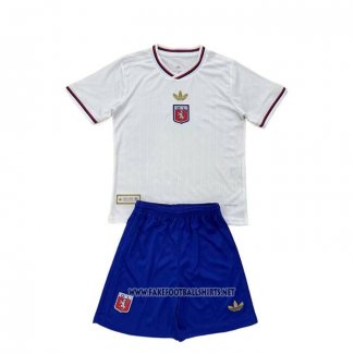 Lyon Anniversary Shirt Kid 2024-2025 White