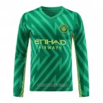 Manchester City Goalkeeper Shirt Long Sleeve 2023-2024 Green