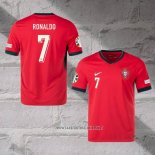 Portugal Player Ronaldo Home Shirt 2024