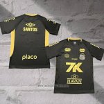 Santos Special Shirt 2025 Black Gold Thailand