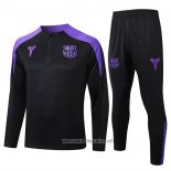 Sweatshirt Tracksuit Barcelona 2025-2026 Black Purpura