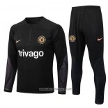 Sweatshirt Tracksuit Chelsea 2022-2023 Black