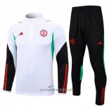 Sweatshirt Tracksuit Manchester United 2023-2024 White